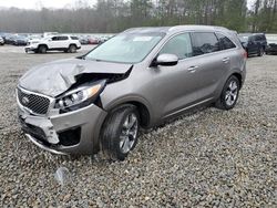 Salvage cars for sale at Ellenwood, GA auction: 2017 KIA Sorento SX