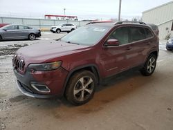 Jeep salvage cars for sale: 2019 Jeep Cherokee Limited