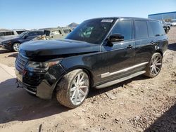 Salvage cars for sale from Copart Phoenix, AZ: 2015 Land Rover Range Rover Supercharged