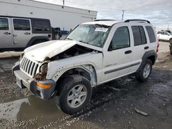 Salvage cars for sale at Farr West, UT auction: 2002 Jeep Liberty Sport