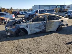 Salvage cars for sale at Vallejo, CA auction: 2017 Ford Fusion Titanium Phev