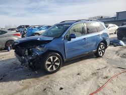 Salvage cars for sale at Wayland, MI auction: 2017 Subaru Forester 2.5I Premium