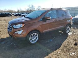 2018 Ford Ecosport SE en venta en Chicago Heights, IL