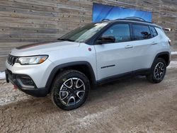 Jeep salvage cars for sale: 2024 Jeep Compass Trailhawk