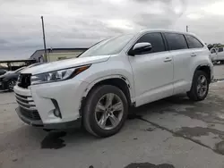 Salvage Cars with No Bids Yet For Sale at auction: 2018 Toyota Highlander Limited