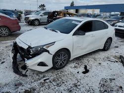 Salvage cars for sale at Woodhaven, MI auction: 2022 KIA Forte GT Line