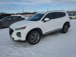 Salvage cars for sale at Ottawa, ON auction: 2019 Hyundai Santa FE SEL