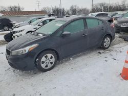 Salvage cars for sale from Copart Columbus, OH: 2017 KIA Forte LX