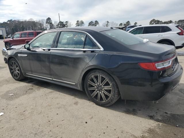 2017 Lincoln Continental Reserve