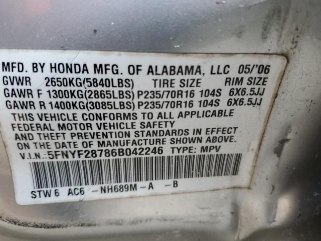 2006 Honda Pilot EX