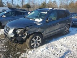 Salvage cars for sale at Waldorf, MD auction: 2007 Hyundai Santa FE SE