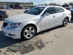 Salvage cars for sale at Wilmer, TX auction: 2012 Lexus LS 460