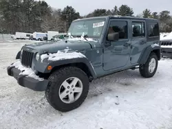 Jeep Wrangler Unlimited Sport salvage cars for sale: 2014 Jeep Wrangler Unlimited Sport