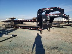 Salvage trucks for sale at Amarillo, TX auction: 2024 Pbas Trailer