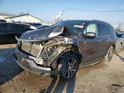 Salvage cars for sale at Pekin, IL auction: 2016 Honda Pilot Touring