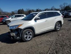 Salvage cars for sale at Madisonville, TN auction: 2014 Toyota Highlander Limited