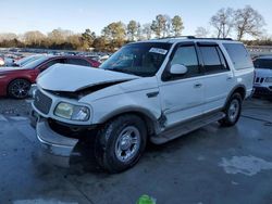 Salvage cars for sale at Byron, GA auction: 2002 Ford Expedition Eddie Bauer