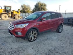 Ford salvage cars for sale: 2019 Ford Escape Titanium