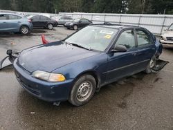 Honda salvage cars for sale: 1993 Honda Civic DX