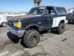 Salvage cars for sale at Van Nuys, CA auction: 1989 Ford Bronco U100