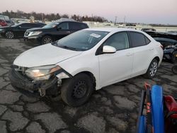 Salvage cars for sale from Copart Pennsburg, PA: 2014 Toyota Corolla L