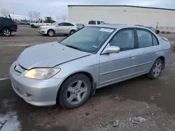 Salvage cars for sale at Rocky View County, AB auction: 2004 Honda Civic SI