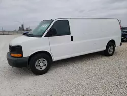 Salvage trucks for sale at New Braunfels, TX auction: 2015 Chevrolet Express G3500