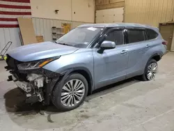 Salvage cars for sale at Candia, NH auction: 2022 Toyota Highlander Platinum