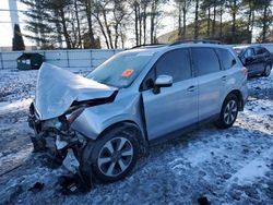 Subaru Forester salvage cars for sale: 2017 Subaru Forester 2.5I Premium