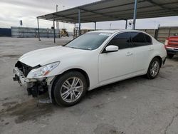 Salvage cars for sale at Anthony, TX auction: 2012 Infiniti G37