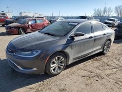 Salvage cars for sale at Greenwood, NE auction: 2016 Chrysler 200 Limited