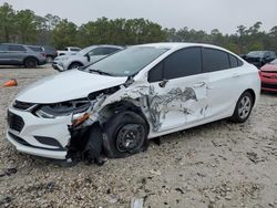 Salvage cars for sale at auction: 2017 Chevrolet Cruze LS