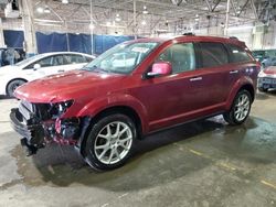 Salvage cars for sale at Woodhaven, MI auction: 2011 Dodge Journey Crew