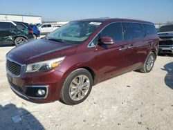 KIA Sedona salvage cars for sale: 2016 KIA Sedona SXL