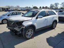 Salvage cars for sale at Sacramento, CA auction: 2014 KIA Sorento LX