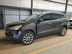 Salvage cars for sale at Mocksville, NC auction: 2017 Ford Escape Titanium