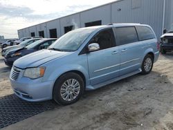 Salvage cars for sale at Jacksonville, FL auction: 2013 Chrysler Town & Country Limited