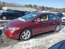 Salvage cars for sale at Exeter, RI auction: 2007 Honda Civic EX