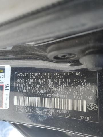 2012 Toyota Camry Base