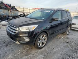 Salvage cars for sale at Cahokia Heights, IL auction: 2017 Ford Escape Titanium