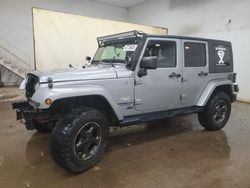 Salvage cars for sale at Davison, MI auction: 2013 Jeep Wrangler Unlimited Sahara