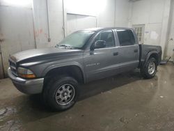 Salvage cars for sale at Madisonville, TN auction: 2001 Dodge Dakota Quattro