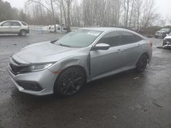 Salvage cars for sale from Copart Portland, OR: 2019 Honda Civic Sport