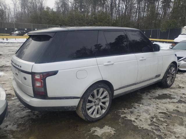 2016 Land Rover Range Rover Supercharged