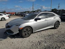 Salvage cars for sale at Homestead, FL auction: 2017 Honda Civic EX