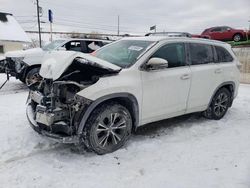 2016 Toyota Highlander XLE en venta en Northfield, OH