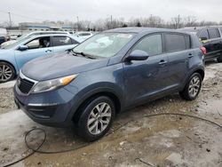 Salvage cars for sale at Louisville, KY auction: 2015 KIA Sportage LX