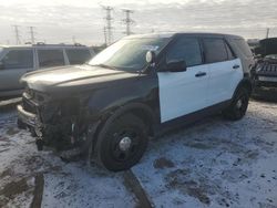 Salvage cars for sale at Elgin, IL auction: 2017 Ford Explorer Police Interceptor