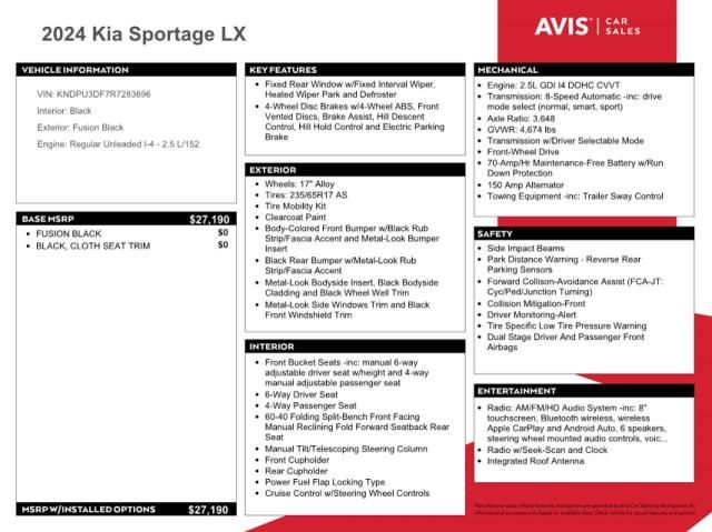 2024 KIA Sportage LX