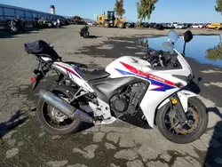 Salvage motorcycles for sale at Martinez, CA auction: 2013 Honda CBR500 R